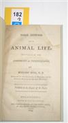 (MEDICINE.) Rush, Benjamin. Three Lectures on Animal Life * Medical Inquiries and Observations